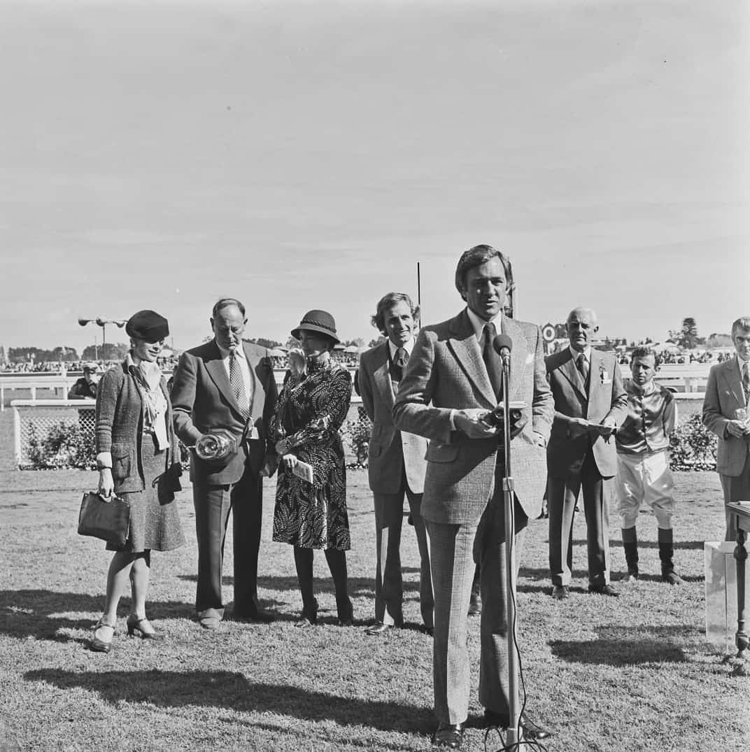 Andrew Peacock at the 1974 Caulfield Cup