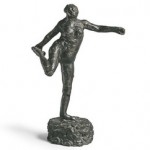 Edgar Degas - 'Tall Female Dancer, Holding Her Right Foot in Her Right Hand', 1900-1910, 53cm, Bronze, Inv. No. SGP 63. The StEdgar Degas  Tall Female Dancer, Holding Her Right Foot in Her Right Hand  1900-1910  Bronze Inv. No. SGP 63. The Städel Museum.
