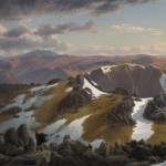 Eugene von Guérard born Austria 1811, lived in Australia 1852–82, Europe 1882–1901, died England 1901 North-east view from the northern top of Mount Kosciusko 1863 oil on canvas 66.5 x 116.8 cm National Gallery of Australia, Canberra Purchased 1973
