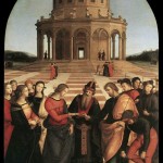 Raphael, The Engagement of Virgin Mary, 1504 Oil on panel, 170 x 117 cm Pinacoteca di Brera, Milan