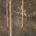 Jessie Traill Good night in the gully where the white gums grow 1922 National Gallery of Australia, Canberra © Estate of Jessie Traill