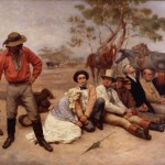 The Bushrangers, William Strutt 1852, Ian Potter Museum of Art, University of Melbourne