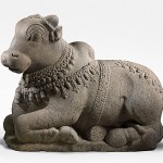 One of the works to be researched. Chola dynasty (9th-13th centuries)India, The sacred bull Nandi, vehicle of Shiva11th-12th centuryTamil Nadu, Indiasculptures, graniteTechnique: granite80.5 h x 110.5 w x 55.0 d cm ; weight 545 kgPurchased with the assistance of Roslyn Packer AO 2009Accession No: NGA 2009.56