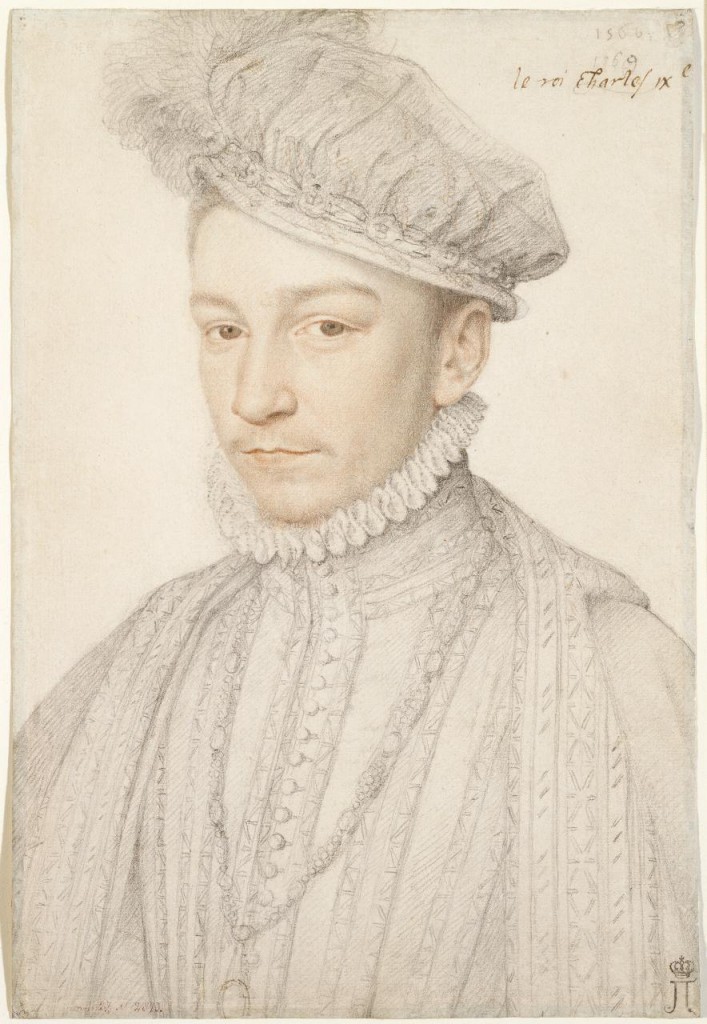  François Clouet French c.1510–1572 Portrait of Charles IX 1566–69 black and red chalk 33.1 x 22.5 cm The State Hermitage Museum, St Petersburg (Inv. No. OР-2893)