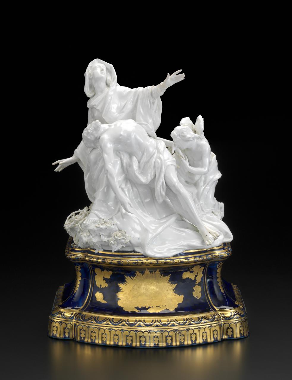 Chelsea Porcelain Factory, London (manufacturer) England c.1744–69 Joseph Willems (designer) Flanders/England c.1715–66 Pietà c.1761 (detail) porcelain (soft-paste) 38.5 x 28.5 x 22.8 cm National Gallery of Victoria, Melbourne Purchased through The Art Foundation of Victoria with the assistance of the Alcoa Foundation, Governor, 1989 (D2-1989)
