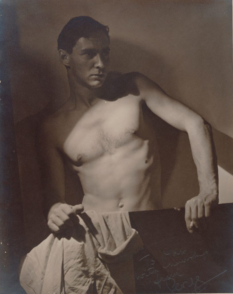 Olive Cotton Max after surfing 1937 gelatin silver photograph 38 x 30 cm National Gallery of Australia, Canberra Purchased 2006