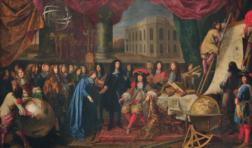 'Presentation of the Members of the Academy of Sciences to Louis XIV in 1667' by Henri Testelin 