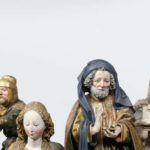 The Nativity, Hans Kamensetzer, c. 1470 linden, h 60.0cm × w 55.0cm × d 30.0cm.