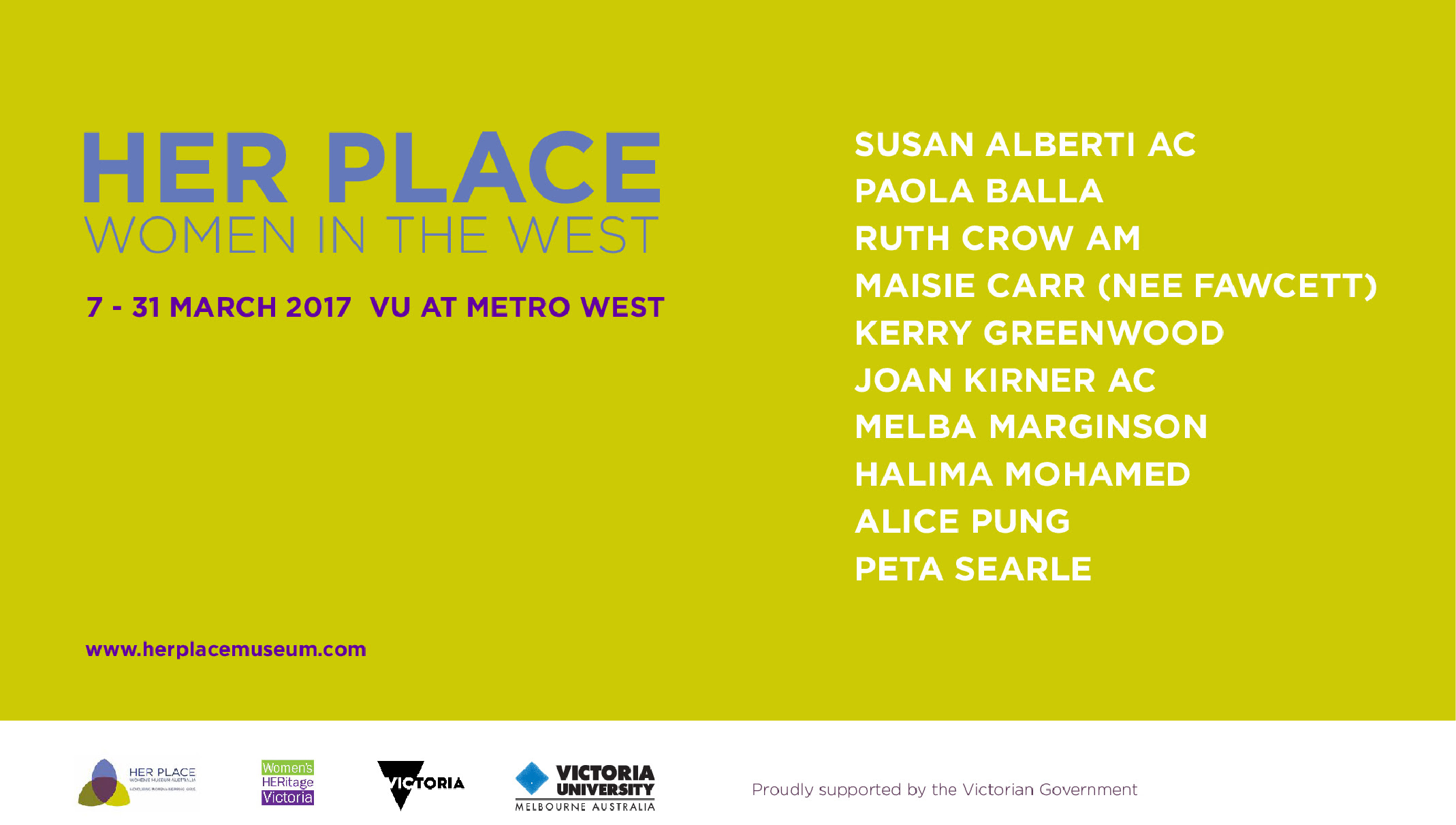 Her Place WOmen in the West Exhibition image